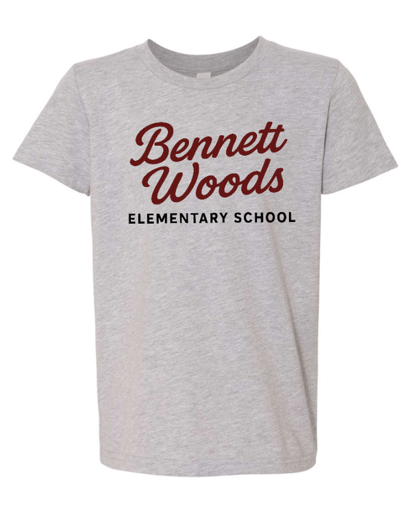 Custom Apparel - Screen Printing - Bennett Woods Elementary - Youth T-Shirt - Bennett Woods Elementary - 17612