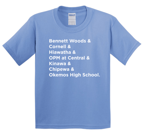 Custom Apparel - Screen Printing - Bennett Woods Winter - Youth Heavy Cotton T-Shirt - Bennett Woods - 14956