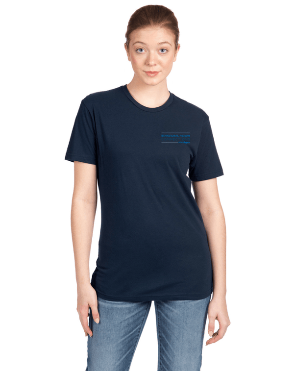 Custom Apparel - Screen Printing - BHC Michigan Holiday Apparel - Unisex Cotton T-Shirt (Navy / Grey / Black) - BHC Michigan Holiday Apparel - 17011