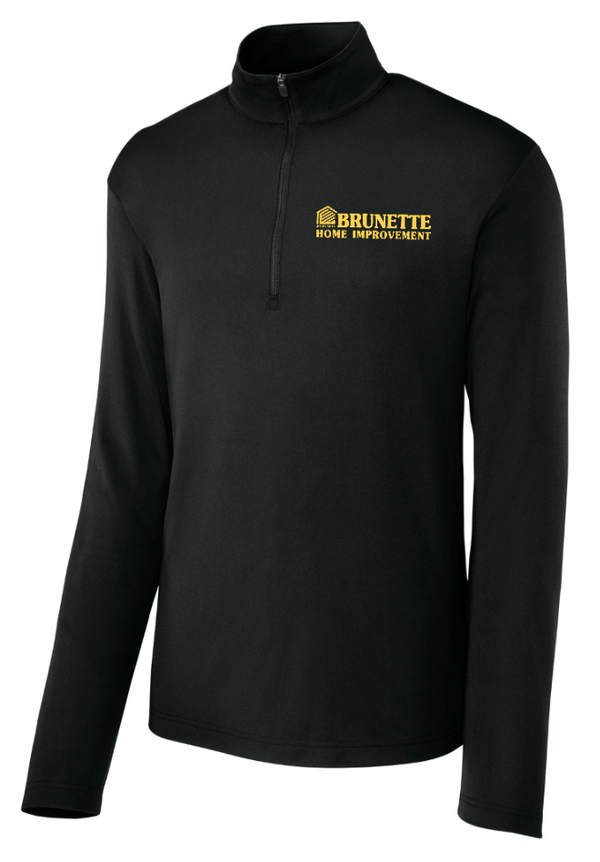 Custom Printed Apparel | Brunette Home Improvement Fall 2025 - Adult Performance Quarter Zip (MULTIPLE COLOR OPTIONS) - Brunette Home Improvement F25 - 18373