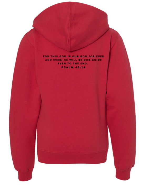 Custom Apparel - Screen Printing - Bushart Farms - Youth Hooded Sweatshirt - Youth Hoodie - Bushart Farms - 14732
