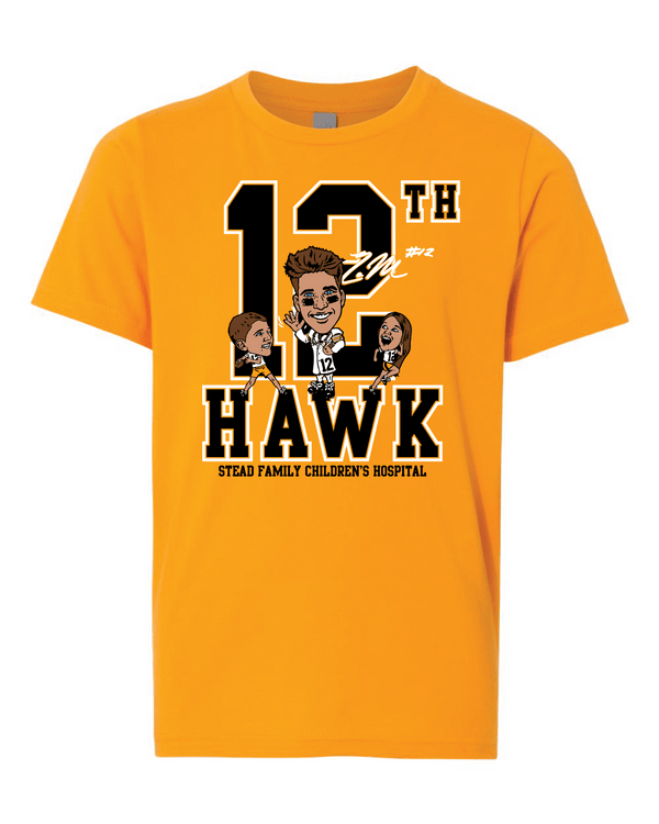 Custom Apparel - Screen Printing - Cade McNamara Shirts - Youth T-Shirt - Gold - T-shirt - Cade McNamara Shirts - 15050