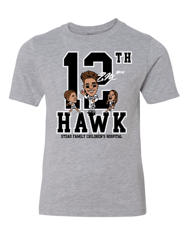 Custom Apparel - Screen Printing - Cade McNamara Shirts - Youth T-Shirt - Grey - T-shirt - Cade McNamara Shirts - 15050