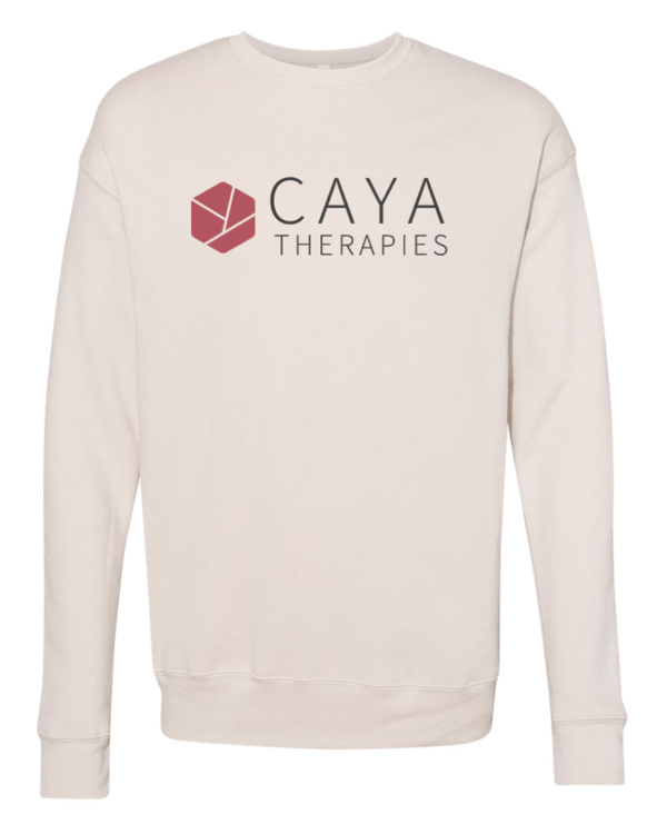 Custom Apparel - Screen Printing - CAYA Therapies - Drop Shoulder Crewneck Sweatshirt - CAYA Therapies - 16315