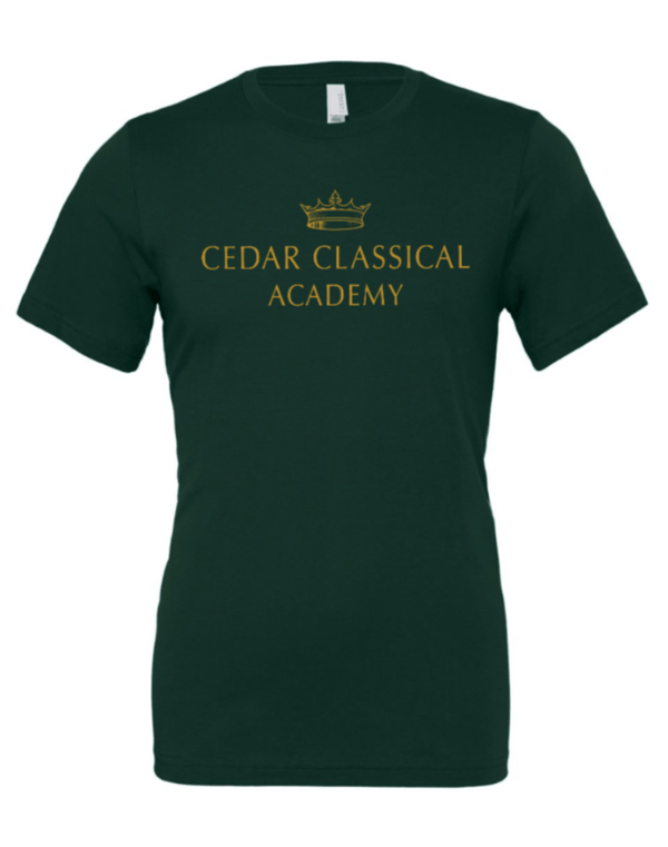Custom Apparel - Screen Printing - Cedar Classical Academy - Adult Unisex T-Shirt - Cedar Classical - 16866