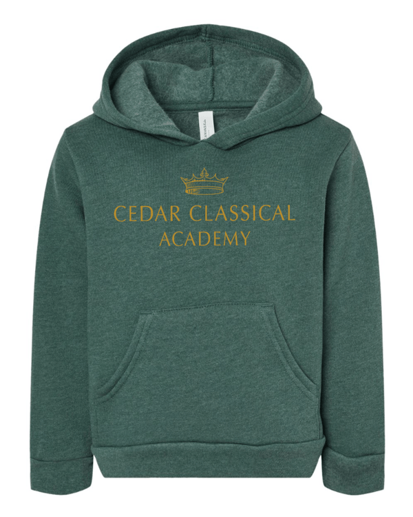 Custom Apparel - Screen Printing - Cedar Classical Academy - Toddler Logo Hoodie - Cedar Classical - 16866