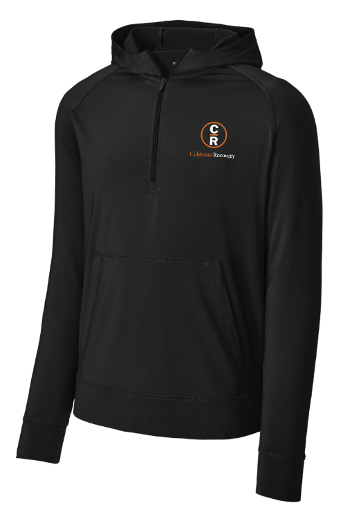Custom Apparel - Screen Printing - Celebrate Recovery 2024 - Adult Unisex 1/2 Zip Hoodie - Celebrate Recovery 2024 - 15733