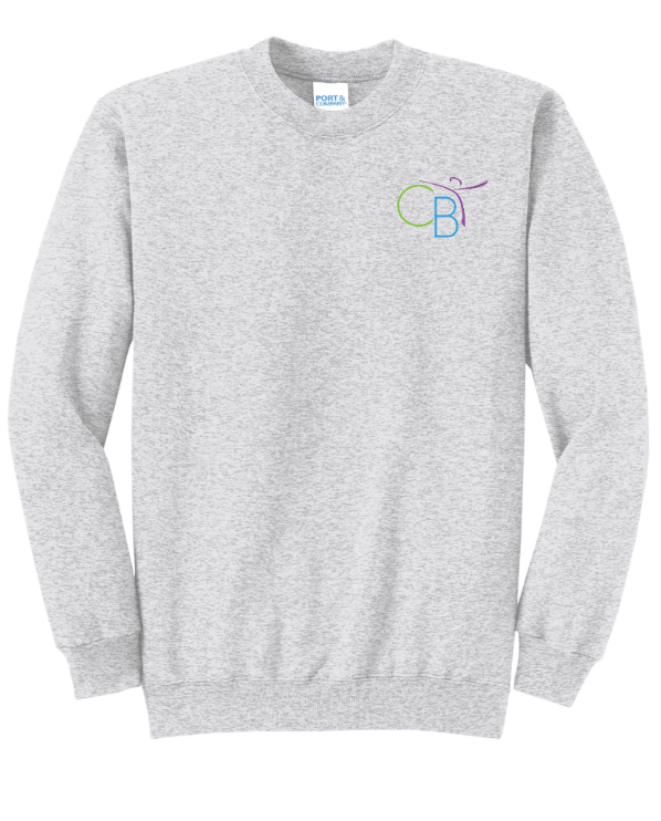 Custom Printed Apparel | Children's Ballet Theatre Fall 2025 - Adult Ash Fleece Crewneck - Children's Ballet Theatre F25 - 18526