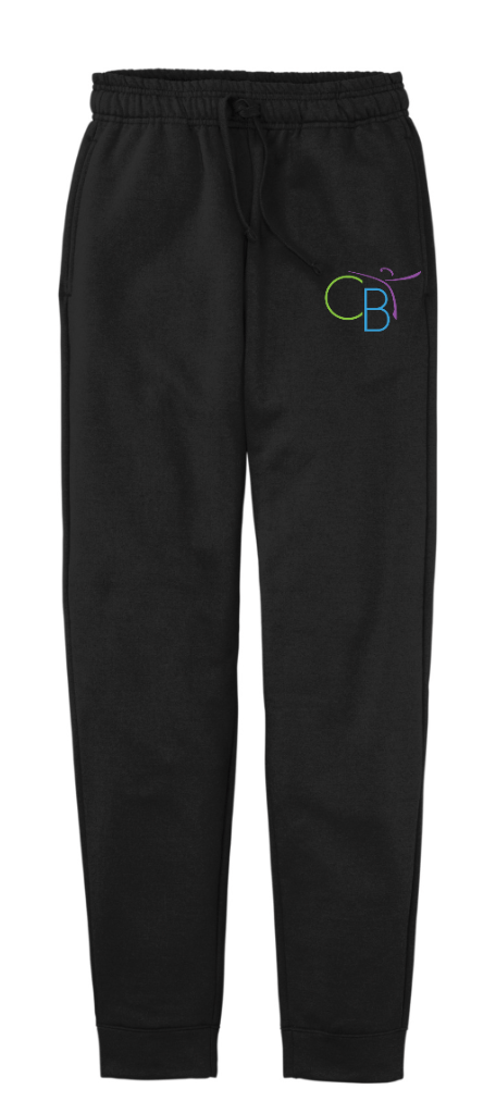 Custom Printed Apparel | Children's Ballet Theatre Fall 2025 - Adult Black Fleece Joggers - Children's Ballet Theatre F25 - 18526