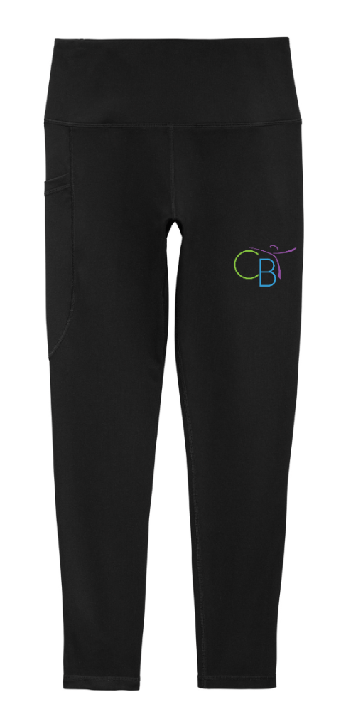 Custom Printed Apparel | Children's Ballet Theatre Fall 2025 - Women's Black High Rise 7/8 Leggings - Children's Ballet Theatre F25 - 18526