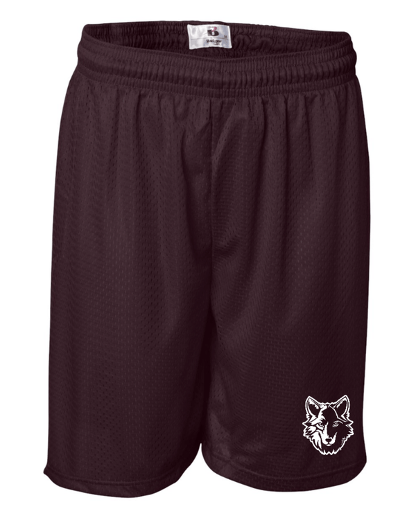 Custom Printed Apparel | CMS 8th Grade Trip Fundraiser - Men's Maroon Mesh Shorts - CMS 8th Grade Trip Fundraiser - 18138