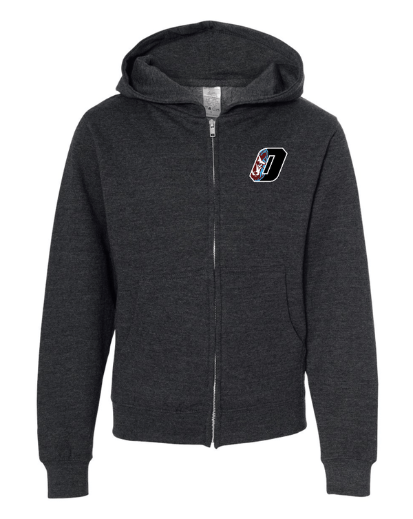 Custom Apparel - Screen Printing - CMS Field Trip - Youth Midweight Full - Zip Hooded Sweatshirt - 8th Grade CMS Field Trip - 15015