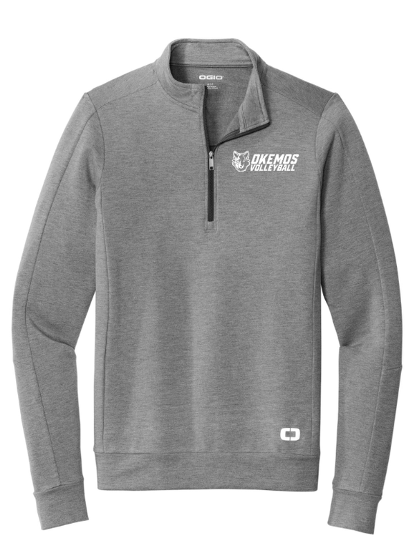 Custom Apparel - Screen Printing - CMS Okemos Volleyball - Adult OGIO 1/2 Zip Fleece - CMS Okemos Volleyball - 16494
