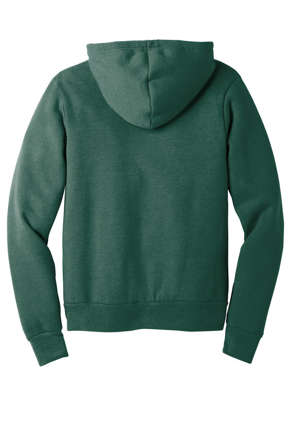 Custom Apparel - Screen Printing - College of Education | Green Bella Canvas Fleece Pullover Hoodie - Hooded Sweatshirt - MSU | College of Education 15182