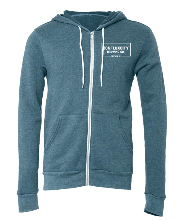 Custom Apparel - Screen Printing - ConfluxCity 2024 - Full Zip Hoodie - ConfluxCity 2024 - 15367