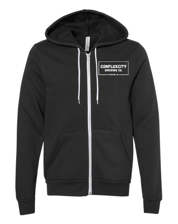 Custom Apparel - Screen Printing - ConfluxCity 2024 - Full Zip Hoodie - ConfluxCity 2024 - 15367