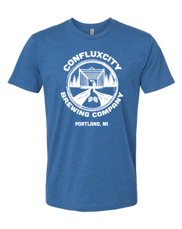 Custom Apparel - Screen Printing - ConfluxCity 2024 - Unisex CVC T-Shirt - ConfluxCity 2024 - 15367
