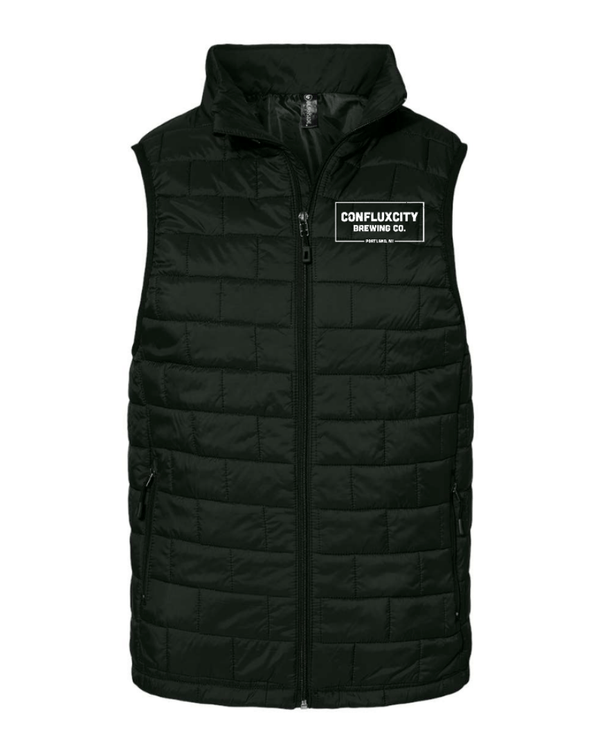 Custom Apparel - Screen Printing - ConfluxCity 2024 - Unisex Puffer Vest - ConfluxCity 2024 - 15367