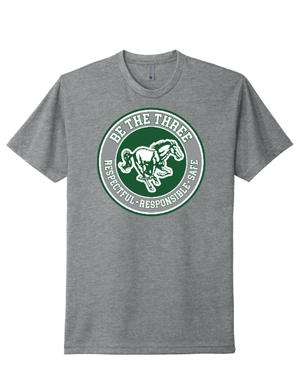Custom Apparel - Screen Printing - Coopersville - Be the Three - Adult Unisex T-Shirt (Forest / Grey / White / Pink) - Coopersville - Be the Three - 16774
