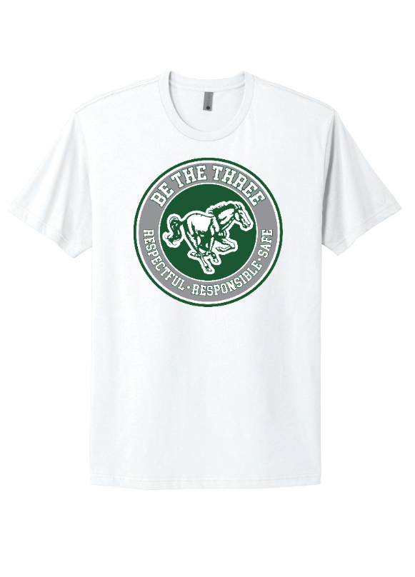 Custom Apparel - Screen Printing - Coopersville - Be the Three - Adult Unisex T-Shirt (Forest / Grey / White / Pink) - Coopersville - Be the Three - 16774