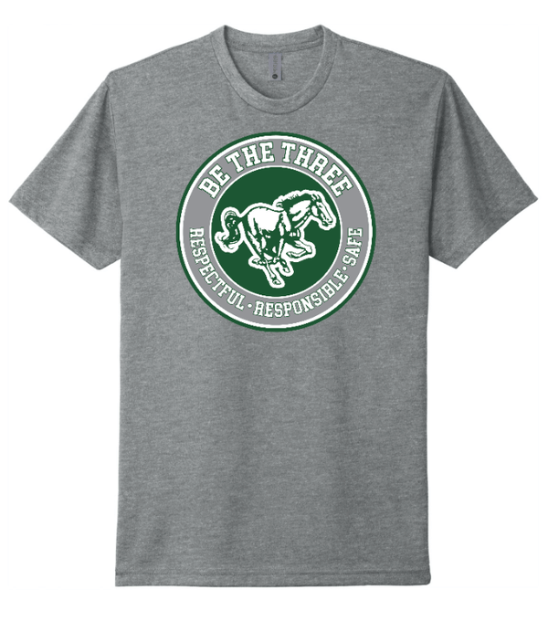 Custom Printed Apparel | Coopersville "Be The Three" Fall 2025 - Adult T-Shirt Circle Design (MULTIPLE COLOR OPTIONS) - Coopersville "Be The Three" F25 - 18612