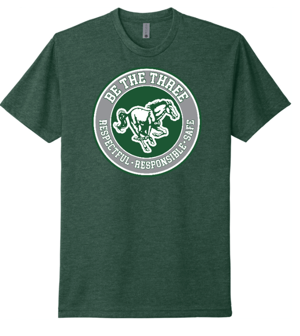 Custom Printed Apparel | Coopersville "Be The Three" Fall 2025 - Adult T-Shirt Circle Design (MULTIPLE COLOR OPTIONS) - Coopersville "Be The Three" F25 - 18612