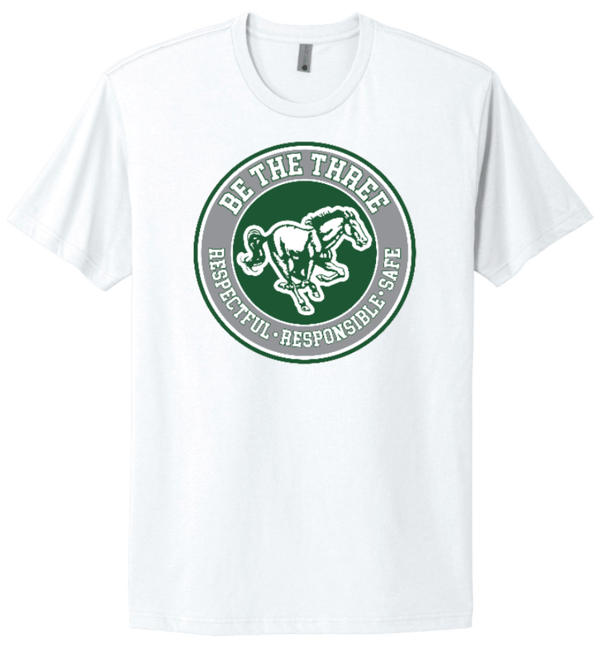 Custom Printed Apparel | Coopersville "Be The Three" Fall 2025 - Adult T-Shirt Circle Design (MULTIPLE COLOR OPTIONS) - Coopersville "Be The Three" F25 - 18612
