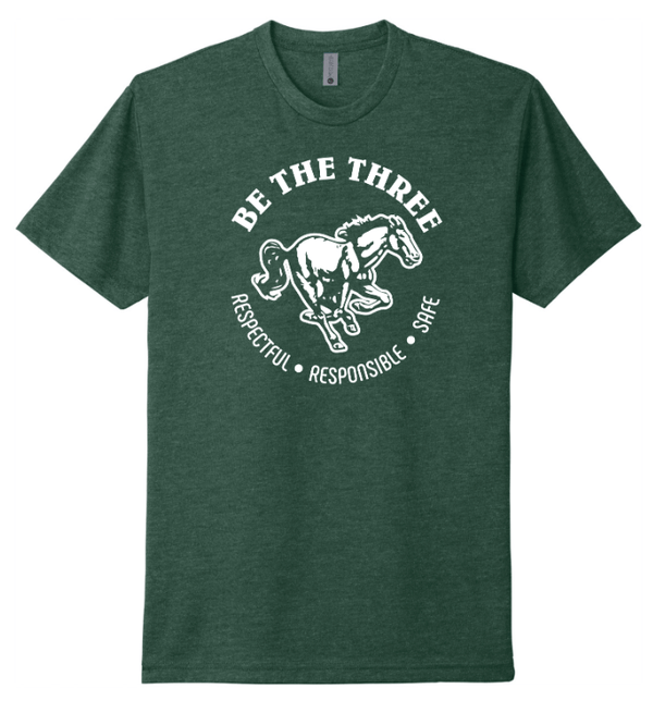 Custom Printed Apparel | Coopersville "Be The Three" Fall 2025 - Adult T-Shirt Word Design (MULTIPLE COLOR OPTIONS) - Coopersville "Be The Three" F25 - 18612