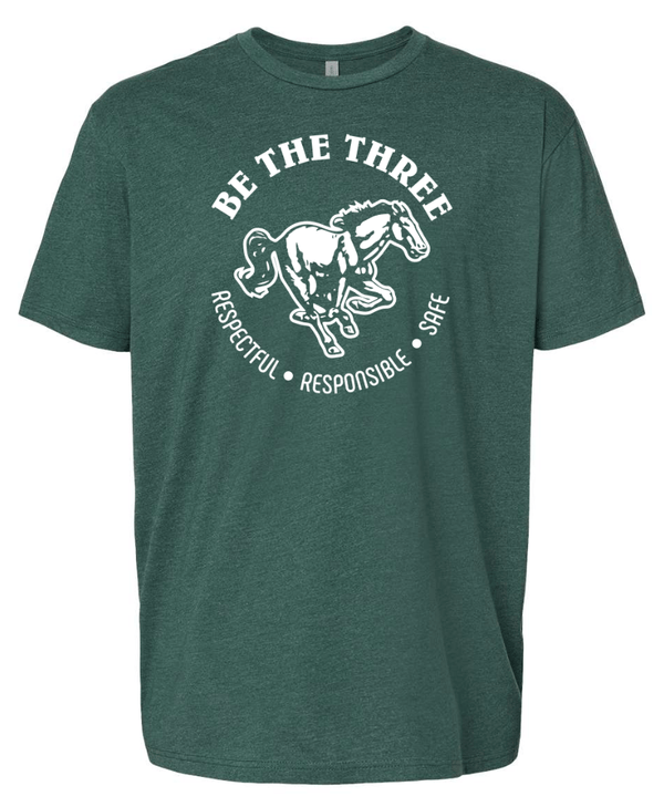 Custom Printed Apparel | Coopersville "Be The Three" Fall 2025 - Youth T-Shirt Word Design (MULTIPLE COLOR OPTIONS) - Coopersville "Be The Three" F25 - 18612