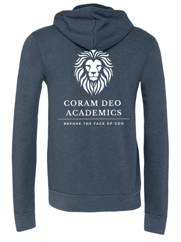Custom Printed Apparel | Coram Deo Fall 2025 - Adult Full Zip Hooded Sweatshirts - Coram Deo Fall 2025 - 18452