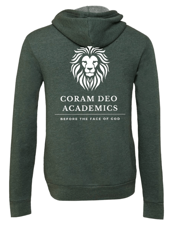 Custom Printed Apparel | Coram Deo Fall 2025 - Adult Full Zip Hooded Sweatshirts - Coram Deo Fall 2025 - 18452