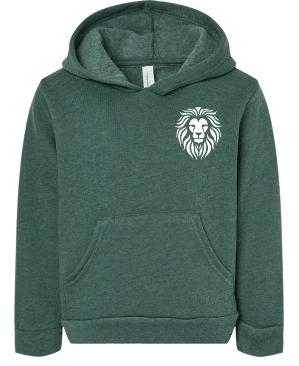 Custom Printed Apparel | Coram Deo Fall 2025 - Toddler Hooded Sweatshirt (Forest Green/Navy) - Coram Deo Fall 2025 - 18452