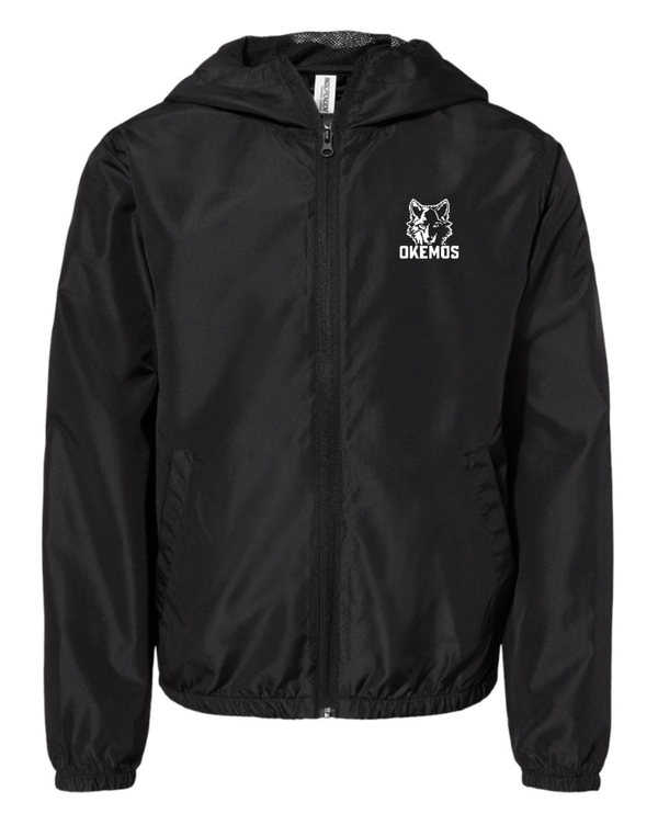 Custom Apparel - Screen Printing - Cornell Back to School - Youth Lightweight Windbreaker Full Zip Jacket - Cornell Back to School - 16174
