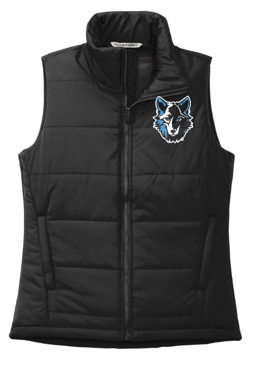Custom Apparel - Screen Printing - Cornell Elementary 2024 - Ladies Puffer Vest - Cornell 2024 - 15376