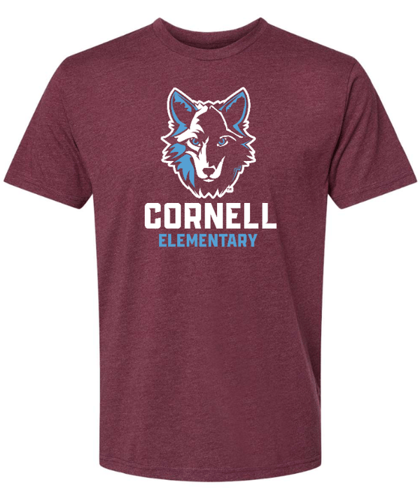 Custom Apparel - Screen Printing - Cornell Elementary School - Unisex Adult T-Shirt - T-shirt - Cornell Elementary School - 14821