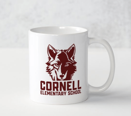 Custom Apparel - Screen Printing - Cornell Elementary Summer 2025 - 15 Oz. Ceramic Mug - Cornell Summer 2025 - 17926