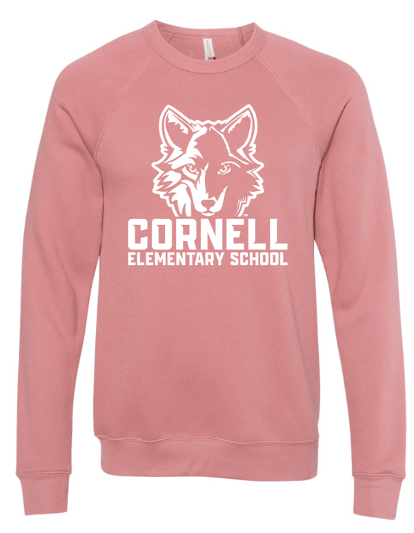 Custom Apparel - Screen Printing - Cornell Elementary Summer 2025 - Adult Fleece Crewneck Sweatshirt - Cornell Summer 2025 - 17926