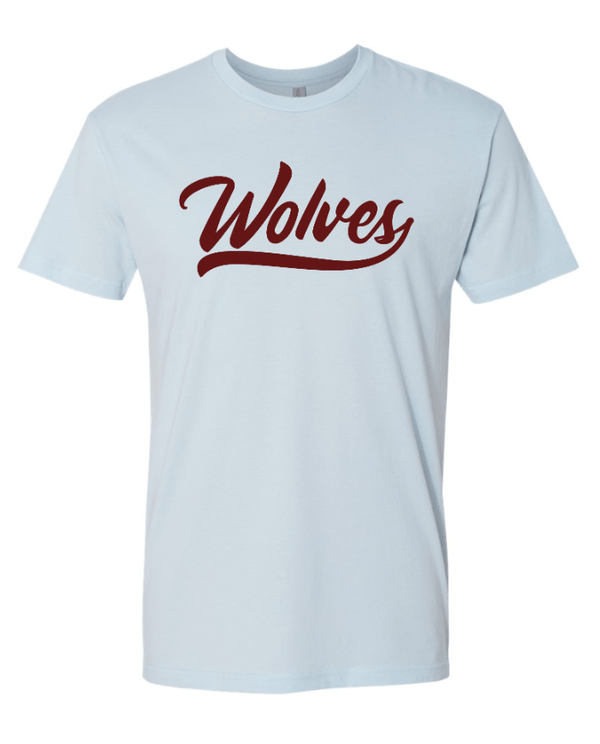 Custom Apparel - Screen Printing - Cornell Fall/Winter - Adult Cotton T-Shirt (Wolves Script design) - Cornell Fall/Winter - 16694