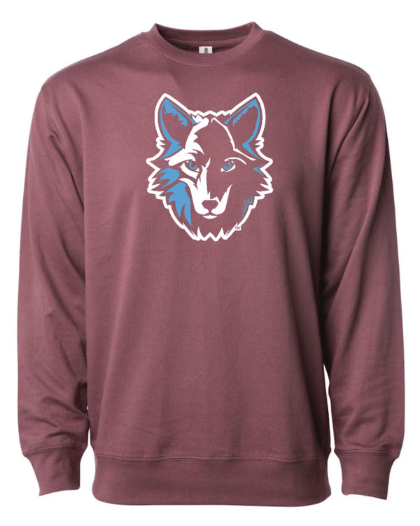 Custom Apparel - Screen Printing - Cornell Winter 2023 - Adult Unisex Lightweight Crewneck Sweatshirt - Cornell Winter 2023 - 14959