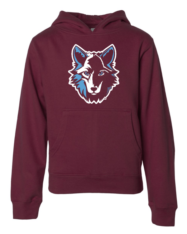 Custom Apparel - Screen Printing - Cornell Winter 2023 - Youth Midweight Hooded Sweatshirt - Cornell Winter 2023 - 14959