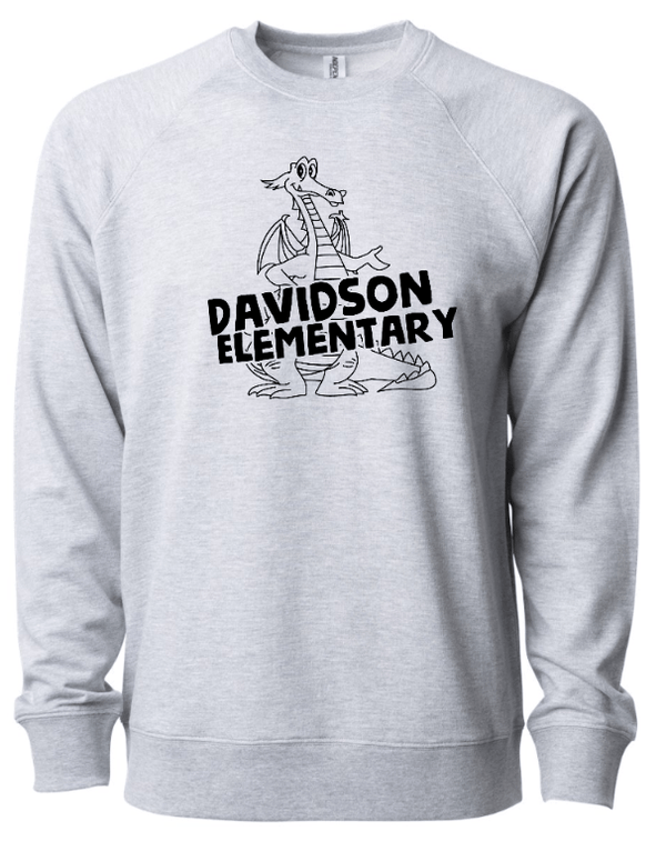 Custom Apparel - Screen Printing - Davidson Elementary School - Adult Crewneck Sweatshirt - Crew Neck Sweatshirt - Davidson Elementary School - 14724