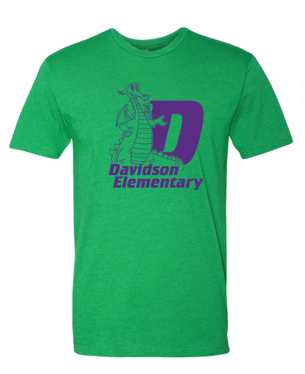 Custom Apparel - Screen Printing - Davidson Elementary School - Adult Unisex "D" T-Shirt - T-shirt - Davidson Elementary School - 14724
