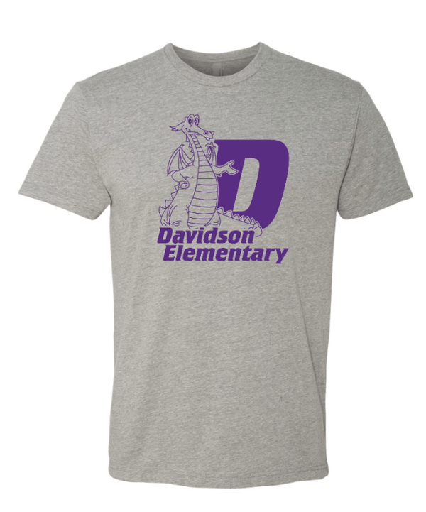 Custom Apparel - Screen Printing - Davidson Elementary School - Adult Unisex "D" T-Shirt - T-shirt - Davidson Elementary School - 14724