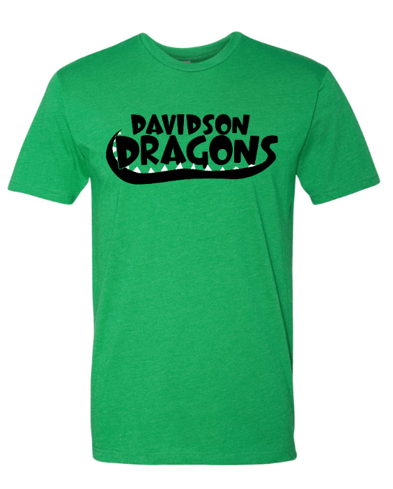 Custom Apparel - Screen Printing - Davidson Elementary School - Adult Unisex Dragons T-Shirt - T-shirt - Davidson Elementary School - 14724