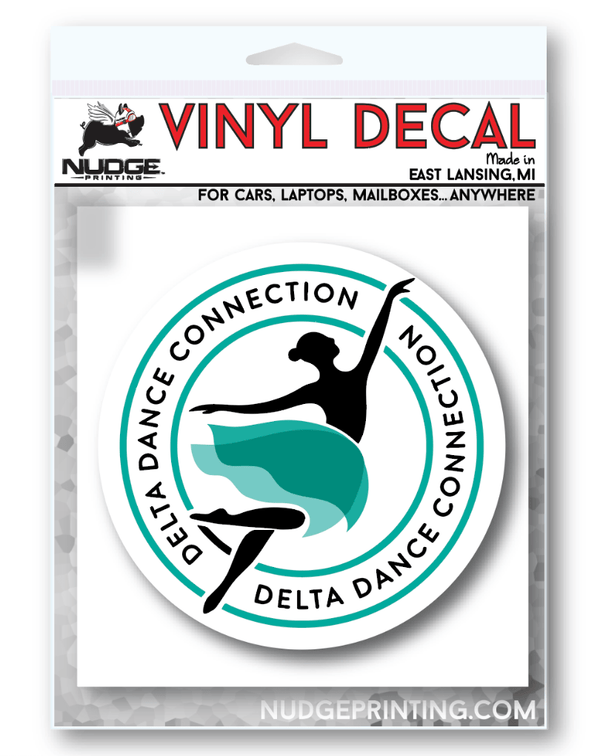 Custom Printed Apparel | Delta Dance Connection Fall 2025 - Car Decal - Delta Dance F25 - 18488