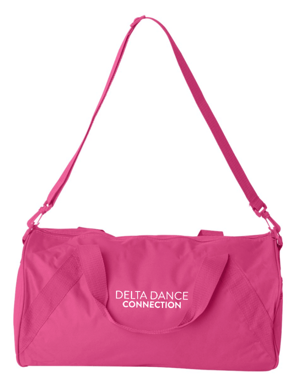 Custom Printed Apparel | Delta Dance Connection Fall 2025 - Small Duffel Bag (Hot Pink/Black) - Delta Dance F25 - 18488