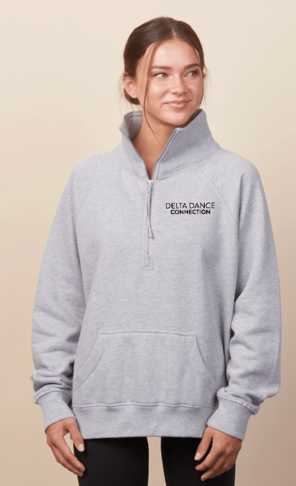 Custom Printed Apparel | Delta Dance Connection Fall 2025 - Women's Boxy Fleece Badge Text Design (MULTIPLE COLOR OPTIONS) - Delta Dance F25 - 18488