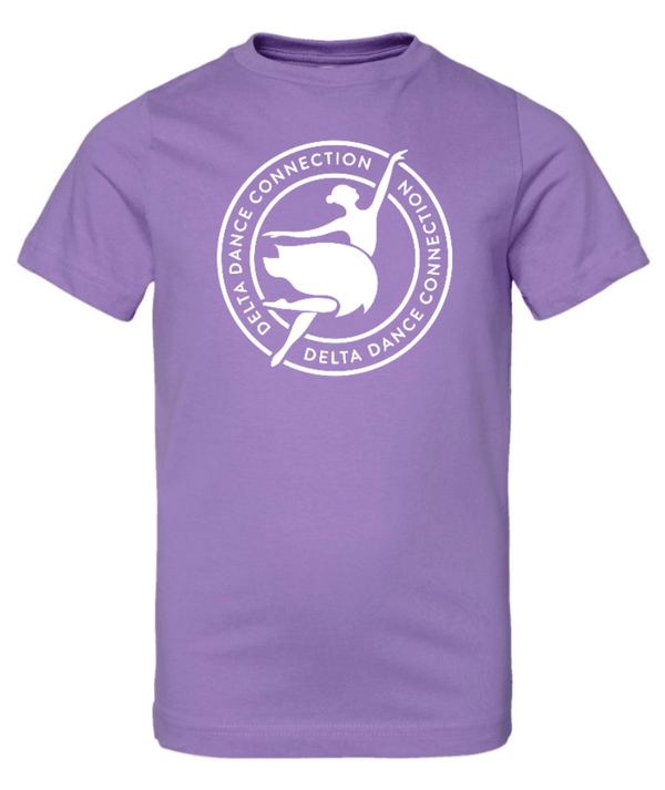 Custom Printed Apparel | Delta Dance Connection Fall 2025 - Youth T-Shirt Circle Design (MULTIPLE COLOR OPTIONS) - Delta Dance F25 - 18488