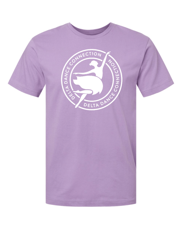 Custom Apparel - Screen Printing - Delta Dance Connection - Unisex Adult Circle Logo T-Shirt - Delta Dance Connection - 17285
