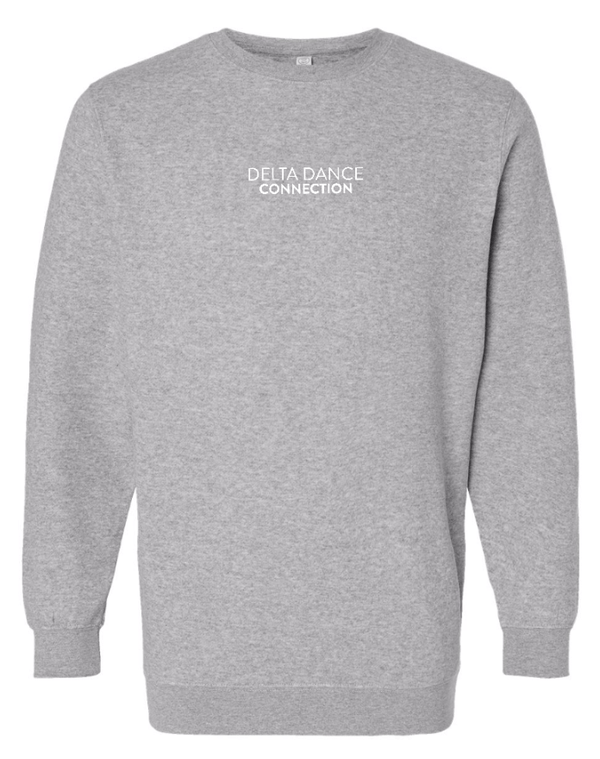Custom Apparel - Screen Printing - Delta Dance Connection - Women's Embroidered Crewneck Sweatshirt - Delta Dance Connection - 16948
